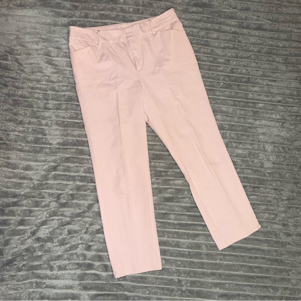 Charter Club Pink Cropped Ankle Pants